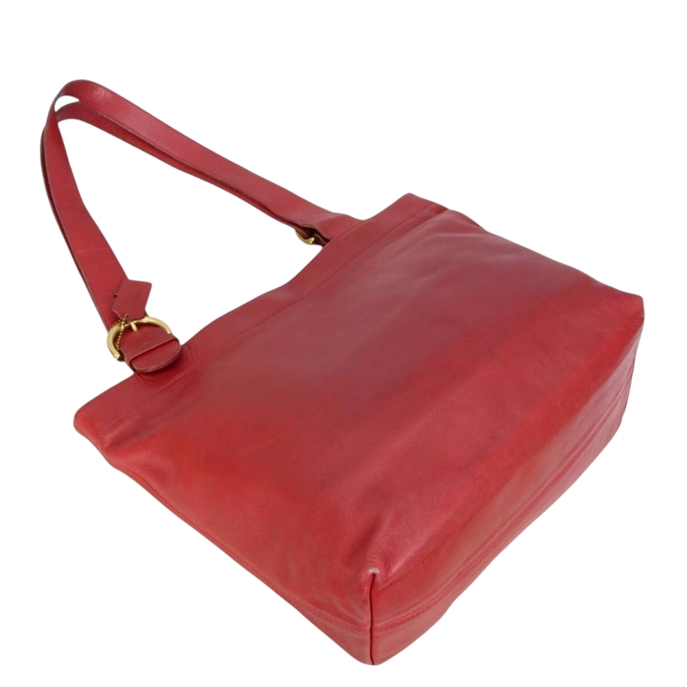 Coach Lafayette Tote Bag In Red Glove-tanned Leather - Picture 3 of 16